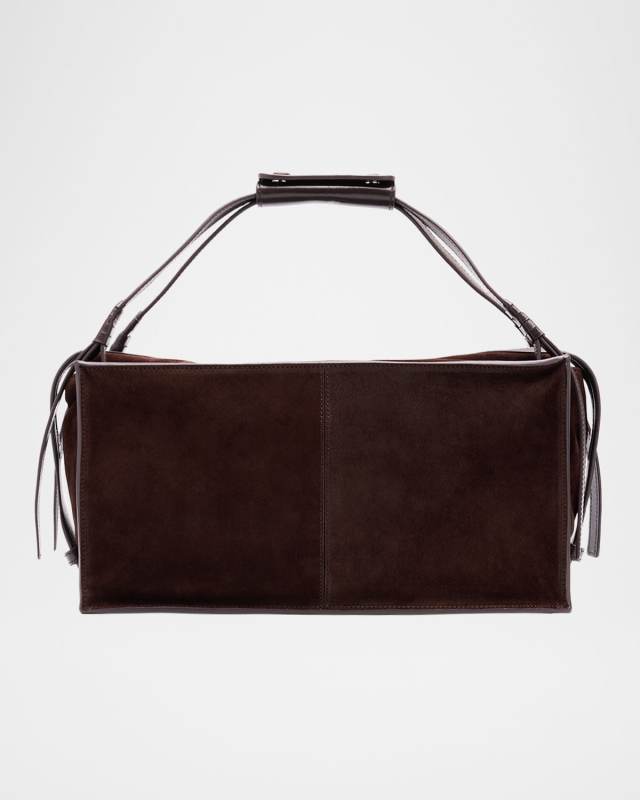 Harold Slouchy Suede Top-Handle Bag